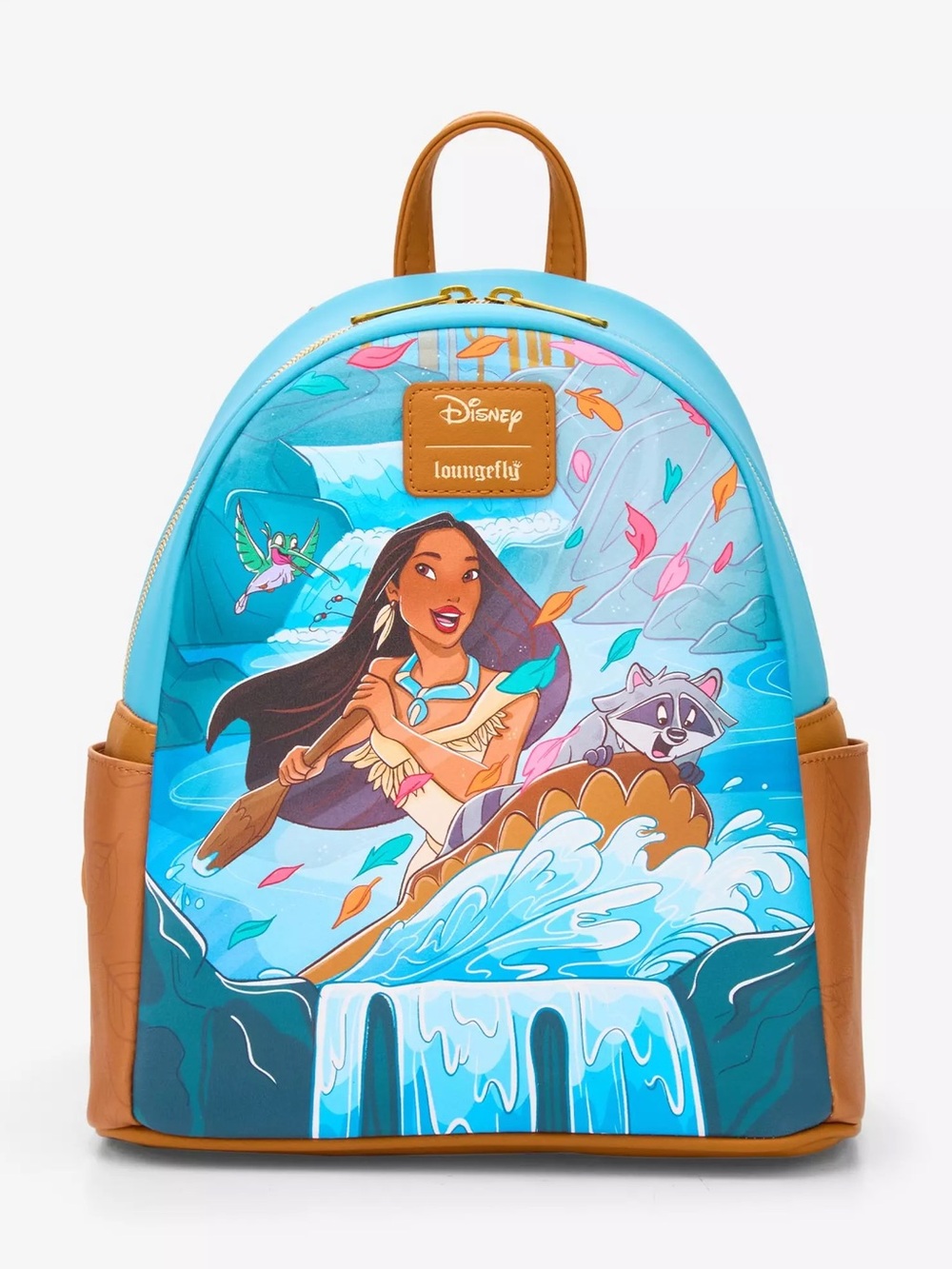 Loungefly Disney Pocahontas Riverbend Mini Backpack NWT